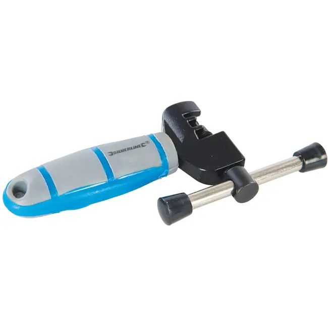 Silverline Kettingpons - verzinkt staal - ketting splitsen en monteren - 20 mm - grijs - voor fietskettingen 7–11 versnellingen