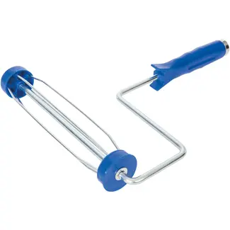 Silverline Verfbeugel - gegalvaniseerd staal - 37×30×5 cm - ergonomisch handvat - staalgrijs - voor 230 mm rollers, telescoopsteel