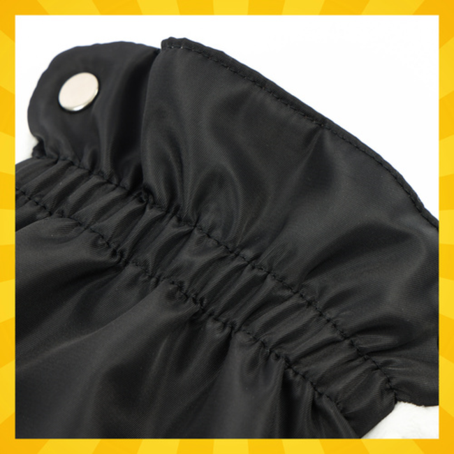 Bigstren Warme kinderwagenhandschoenen met fleecevoering – zwart