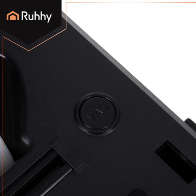 Ruhhy Vacuümmachine met snijder en vacuümzakken – zwart