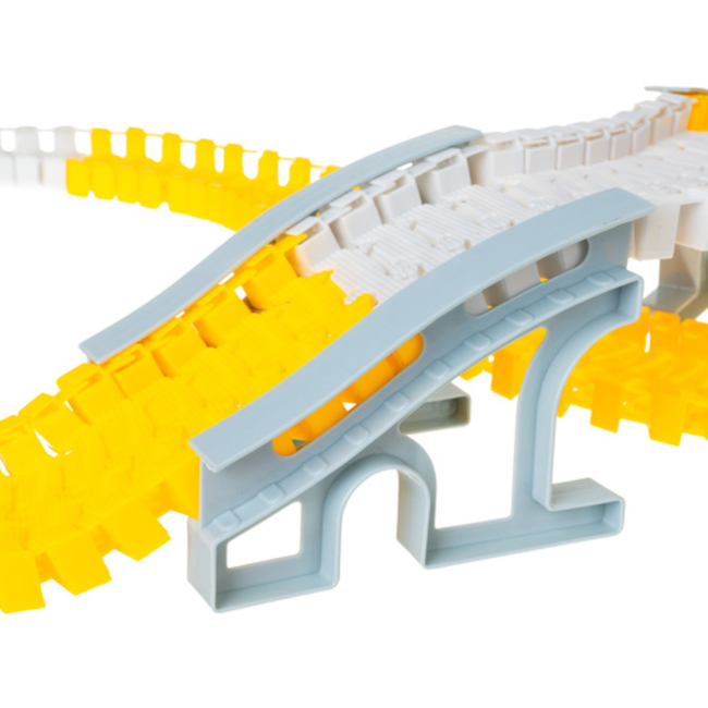 Ruhhy Bouwvoertuigen racebaan met flexibele baanonderdelen