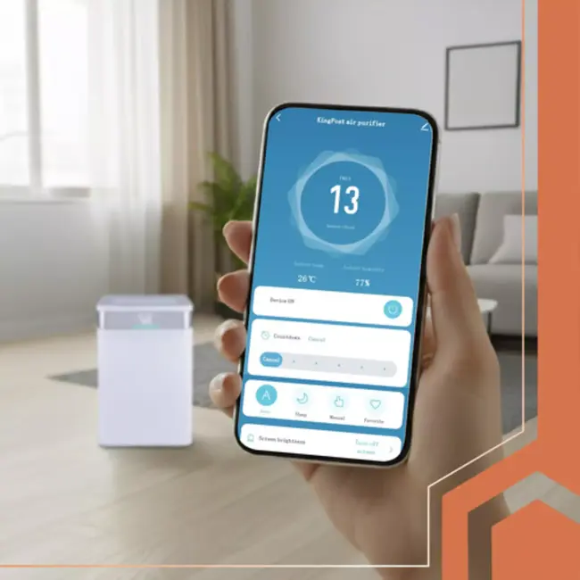 Ruhhy Slimme luchtontvochtiger Brisoo 2000 – 20L/24h capaciteit, WiFi-bediening, stille werking en 4,3L tank voor thuisgebruik
