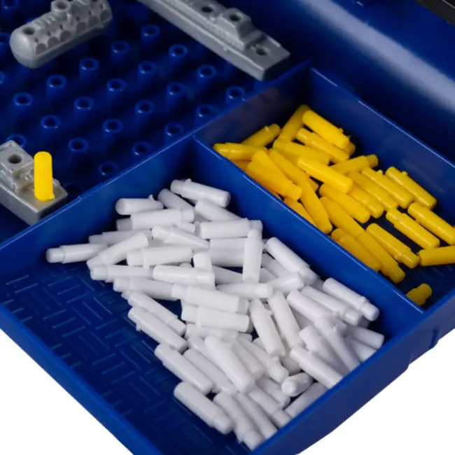 Ruhhy Strategisch zeeslagspel in koffervorm – opvouwbaar gezelschapsspel dat concentratie en logisch denken stimuleert