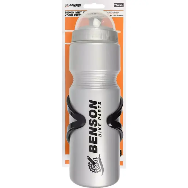 Benson Bidon met houder - 750 ml - BPA-vrij - ergonomisch ontwerp - lekvrije dop