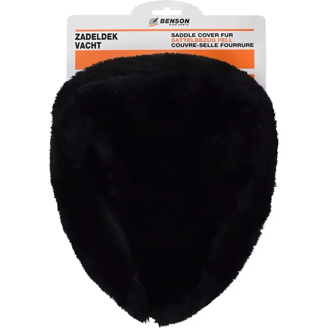 Benson Zadeldek - Zacht Imitatievacht - Zwart - Universele Pasvorm - Comfortabel