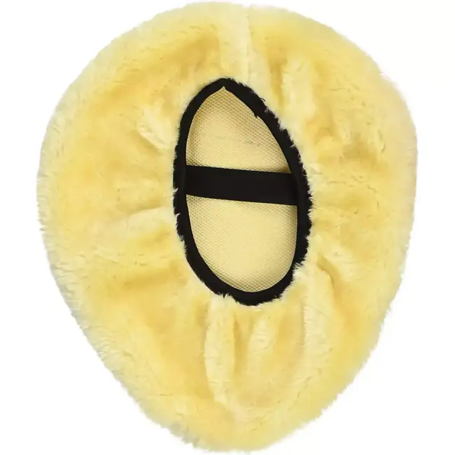 Benson Zadelhoes voor fiets zacht beige met elastische band en vacht