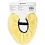 Benson Zadelhoes voor fiets zacht beige met elastische band en vacht