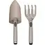 Benson Tuingereedschap set - 2-delig - kunststof - beige - met maatvoering
