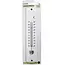 Benson Witte metalen thermometer - 30 cm - Celsius & Fahrenheit - Voor binnen en buiten - Inclusief ophangoog