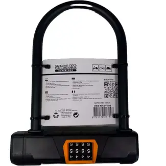 Benson Beugelslot met 4-cijferige code - Gehard koolstofstaal - 175 x 250 mm