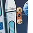 Ruhhy Educatieve 3D bouwset Kosmos 161-delig – ruimte thema met boormachine en teddybeer koffer