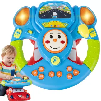 Ruhhy Interactief stuurwiel voor kinderen (3+ jaar) – met muziek, licht, geluid en projector