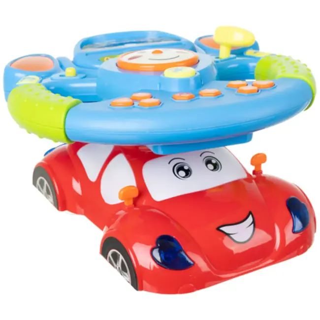 Ruhhy Interactief stuurwiel voor kinderen (3+ jaar) – met muziek, licht, geluid en projector