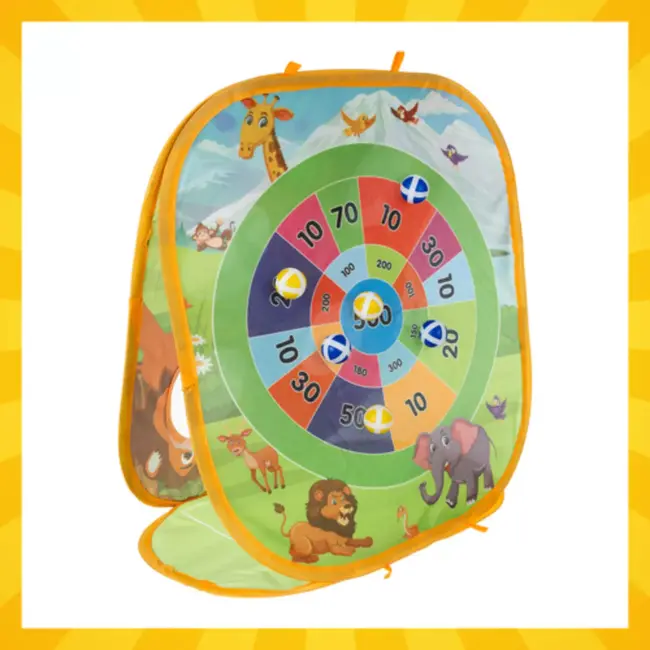 Kruzzel “Ball Throw” werpspel – educatief 3-in-1 spel voor kinderen en familie