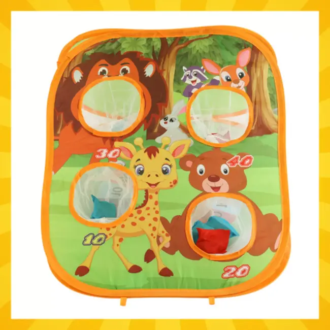 Kruzzel “Ball Throw” werpspel – educatief 3-in-1 spel voor kinderen en familie