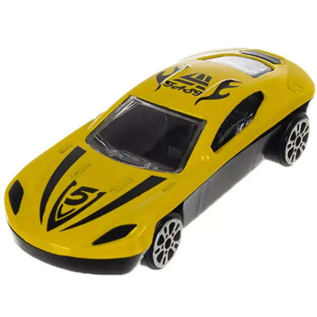 Ruhhy TIR vrachtwagen met 6 metalen auto’s - transporter met lanceerfunctie - voor kinderen