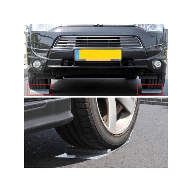 ProPlus Parkeermat - Zelfklevend en Voorgeboord - 52 x 25 x 5,5 cm - Grijs