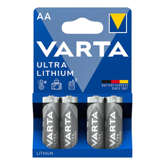 Varta Ultra Lithium potlood batterijen - AA - 4 stuks