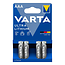Varta Ultra Lithium potlood batterijen - AAA - 4 stuks
