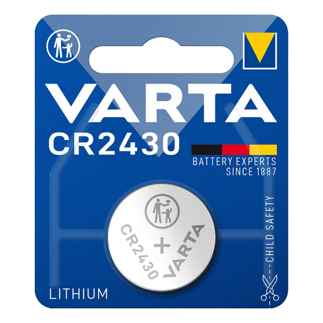 Varta Lithium knoopcel batterij - CR2430 - 3 Volt - per stuk