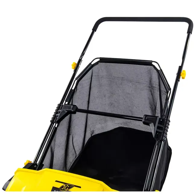 GEKO Handmatige bladveger 53 cm met verstelbare werkhoogte en opvangbak voor gazon en terras