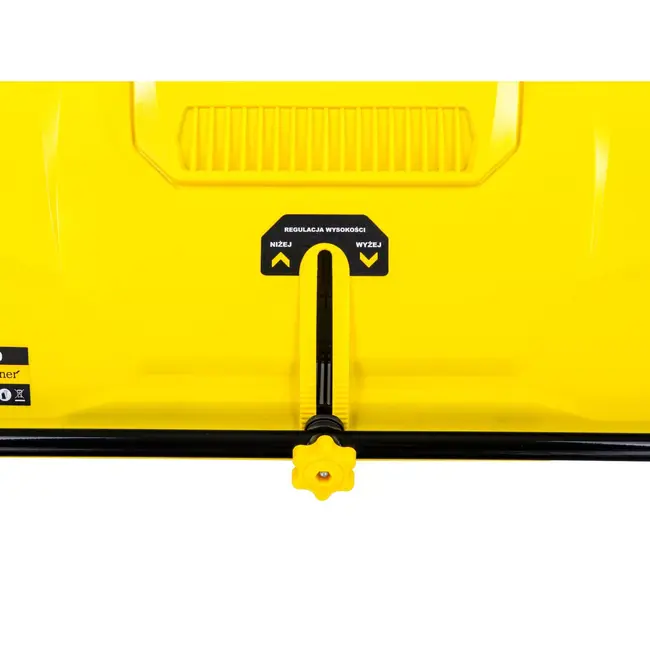 GEKO Handmatige bladveger 53 cm met verstelbare werkhoogte en opvangbak voor gazon en terras