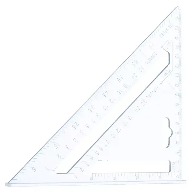 Keltin Aluminium winkelhaak 180 x 180 x 260 mm met stabiele basis en duidelijke schaalverdeling