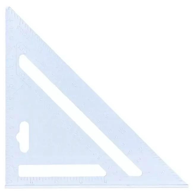 Keltin Aluminium winkelhaak 180 x 180 x 260 mm met stabiele basis en duidelijke schaalverdeling