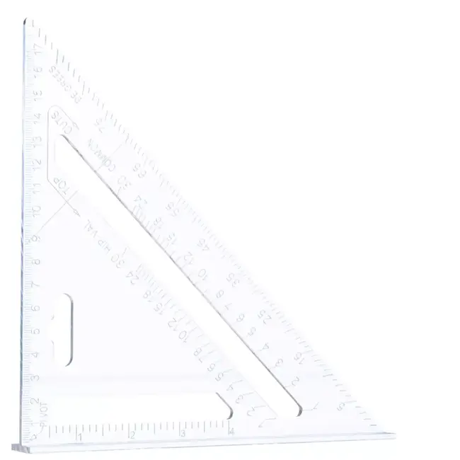 Keltin Aluminium winkelhaak 180 x 180 x 260 mm met stabiele basis en duidelijke schaalverdeling