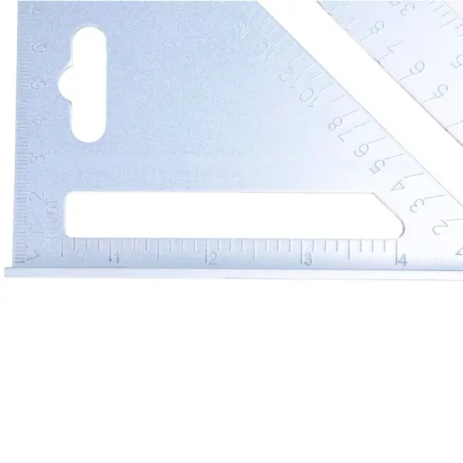 Keltin Aluminium winkelhaak 180 x 180 x 260 mm met stabiele basis en duidelijke schaalverdeling