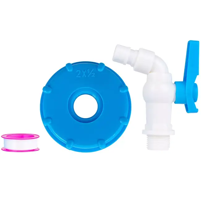 GEKO IBC-set S60x6 met 13 mm kraan voor snel en lekvrij aftappen