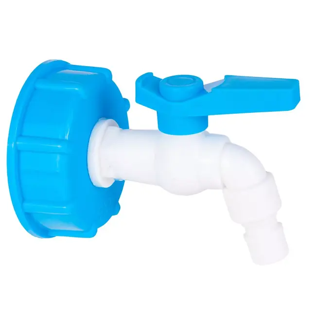 GEKO IBC-set S60x6 met 13 mm kraan voor snel en lekvrij aftappen