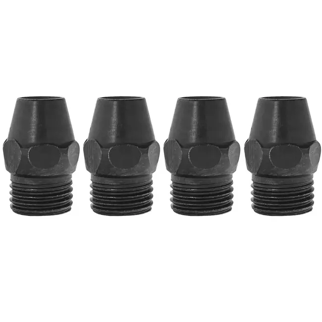 GEKO Spuitmondenset 4-delige van staal voor gelijkmatige mortelverdeling met pleistermachines