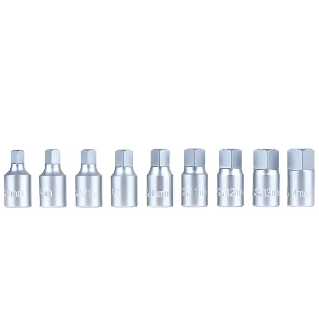 GEKO Professionele 23-delige CrV oliedop- en aftapplug sleutelset met HEX, torx en vierkant bits