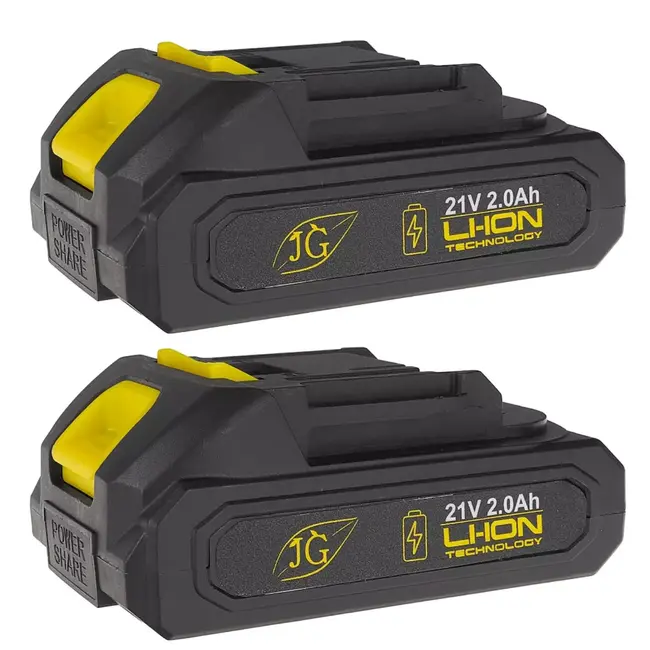 John Gardener Accu snoeizaag met telescoopsteel 1,65–2,50 m en twee zaagbladen voor tuinonderhoud