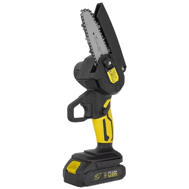 John Gardener Accu snoeizaag met telescoopsteel 1,65–2,50 m en twee zaagbladen voor tuinonderhoud