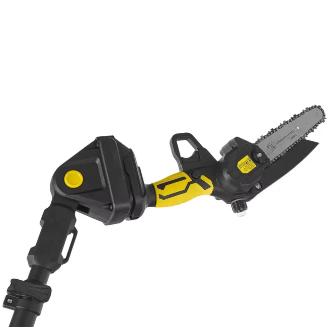 John Gardener Accu snoeizaag met telescoopsteel 1,65–2,50 m en twee zaagbladen voor tuinonderhoud