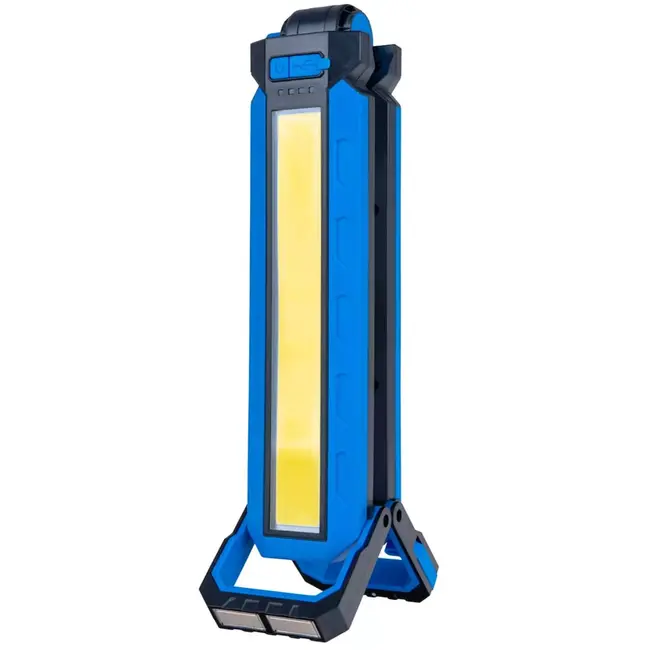 GEKO Opvouwbare LED werkplaatslamp met magneet, haak en 4000 mAh accu voor helder werklicht