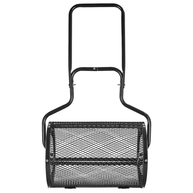 GEKO Compoststrooier 76 liter met stalen trommel, brede werkbreedte en ergonomisch handvat voor tuinonderhoud