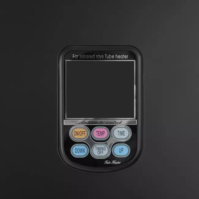 GEKO Infrarood dieselkachel 16 kW met thermostaat, LCD-paneel en wielen voor krachtige ruimteverwarming