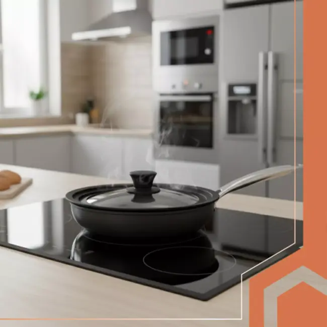 Ruhhy 3-in-1 glazen deksel met siliconen rand geschikt voor pannen van 18 20 22 cm