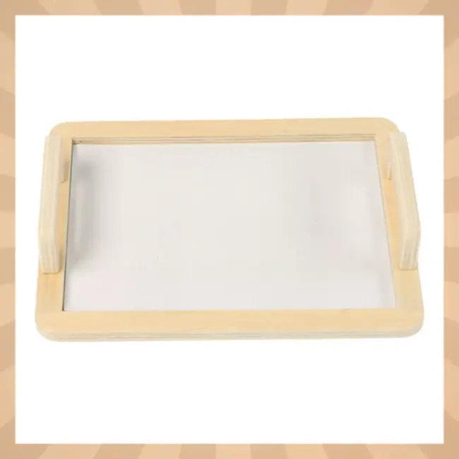 Kruzzel Complete 16-delige houten theeset met kopjes, lepels, theezakjes en dienblad voor rollenspel