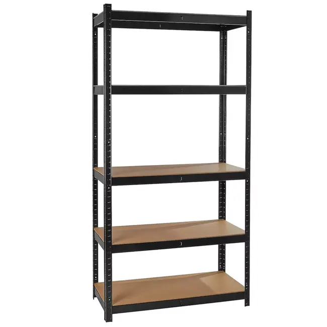 GEKO Stalen opbergrek 180×40×90 cm met 265 kg draagvermogen