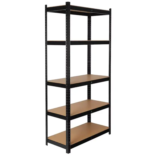 GEKO Stalen opbergrek 180×40×90 cm met 265 kg draagvermogen