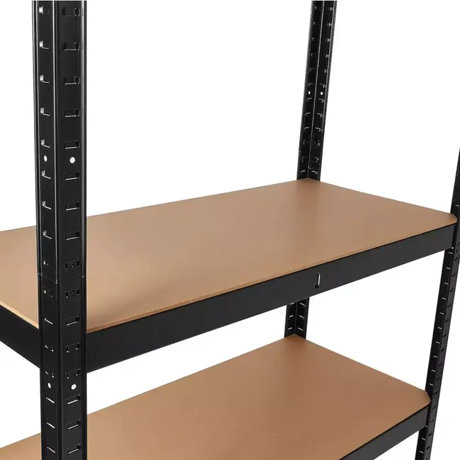 GEKO Stalen opbergrek 180×40×90 cm met 265 kg draagvermogen