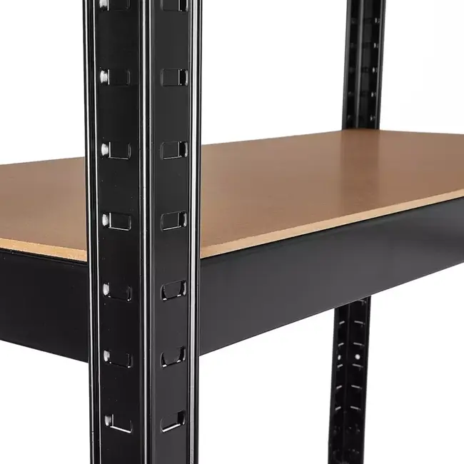 GEKO Stalen opbergrek 180×40×90 cm met 265 kg draagvermogen