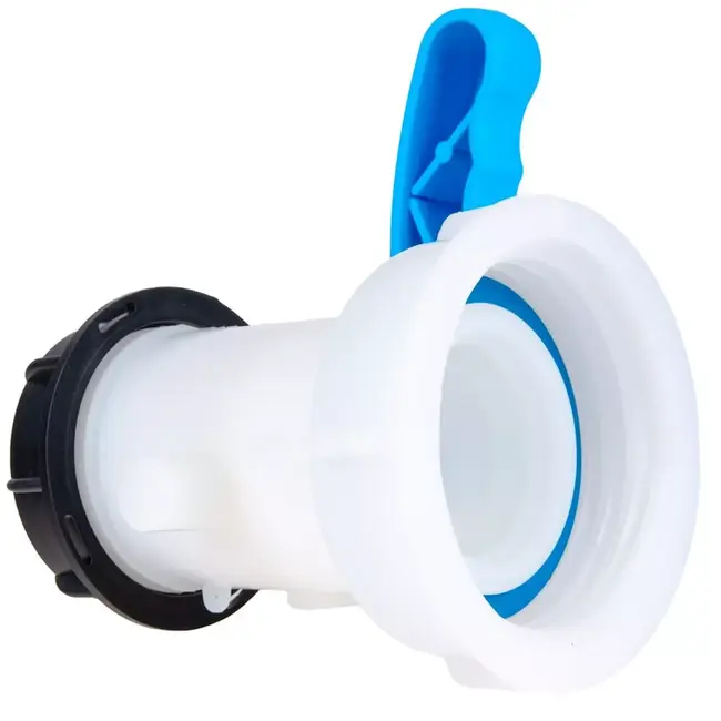 GEKO IBC vlinderkraan S75x6 met S60x6 buitendraad