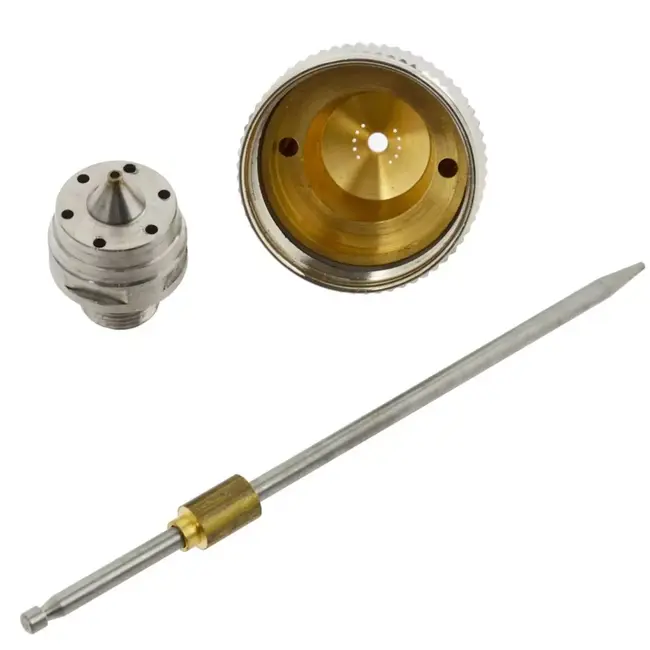 GEKO Complete vervangingsset voor spuitpistolen met 1,4 mm spuitmond, naald en luchtkap