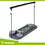 Trizand Pilatesboard 97 x 35 cm met handgrepen, buikrollers en weerstandstraining voor thuis