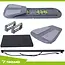 Trizand Pilatesboard 97 x 35 cm met handgrepen, buikrollers en weerstandstraining voor thuis